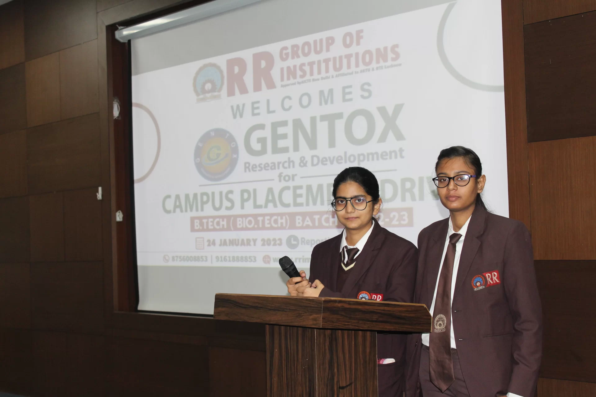 Campus Placement Drive by Gentox