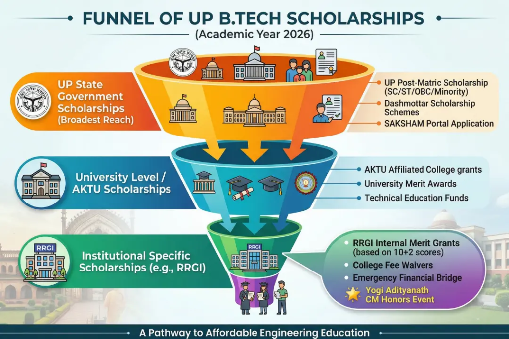 Scholarships for B.Tech Students in UP 2026: Latest Government Schemes